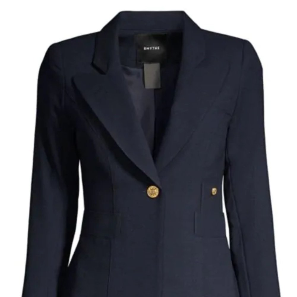 Smythe Black Duchess Blazer - Size 4